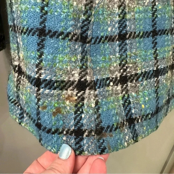 PENDLETON Vintage Wool Boucle Tweed Knit Skirt Suit Made in USA Womens Size 12 - Picture 6 of 11